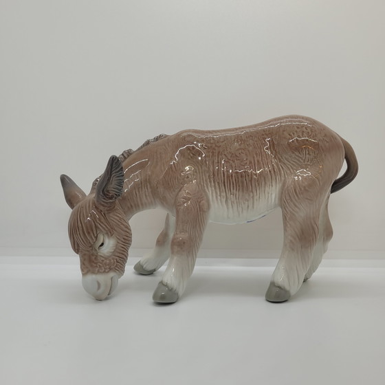 Image 1 of „Esel“-Figur, emailliertes Porzellan, Lladró, 20. Jahrhundert – Spanien