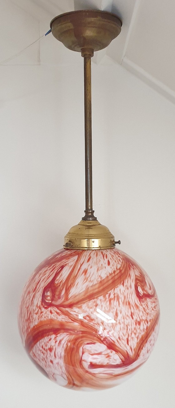Image 1 of Vintage Art Deco Stijl Hanglamp