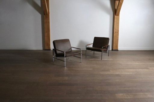 Pair of FK6720 Lounge chairs by Fabricius & Kastholm for Kill International 1960s