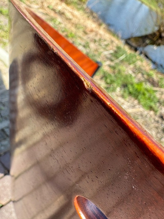 Image 1 of Chaise Philippe Starck Costes – Driade – modèle original à 3 pieds en acajou