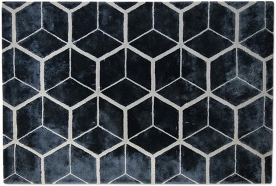 Image 1 of Exklusiver Millenerpoort Salina Cube-Teppich – 4 x 3 m – 12 m² – Florhöhe 15 mm