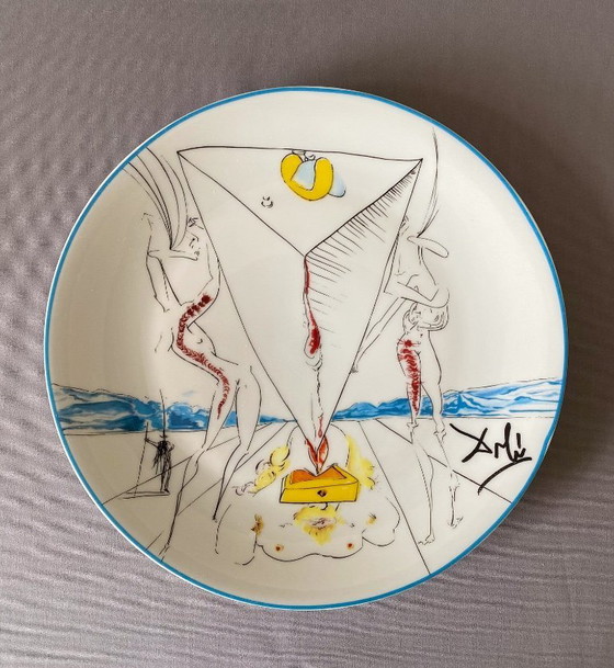 Image 1 of Platos de porcelana de Salvador Dalí