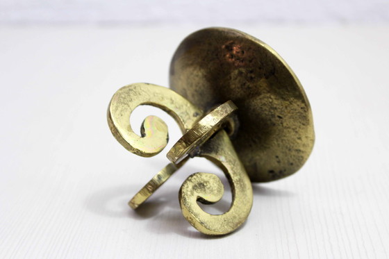 Image 1 of Bronze Brutalist Candlestick 1960
