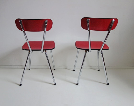 Image 1 of Mesa y 2 sillas de Formica, década de 1960.