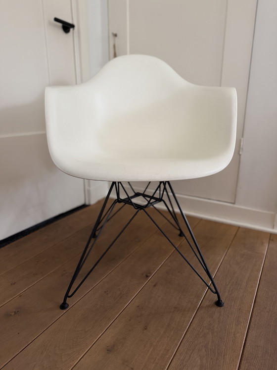 Image 1 of Sedia Vitra Eames DAR – base nera – ottime condizioni, 6 pezzi