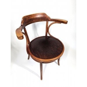 Image 1 of Original Fischel armchair - bentwood - Art Nouveau - Czechoslovakia