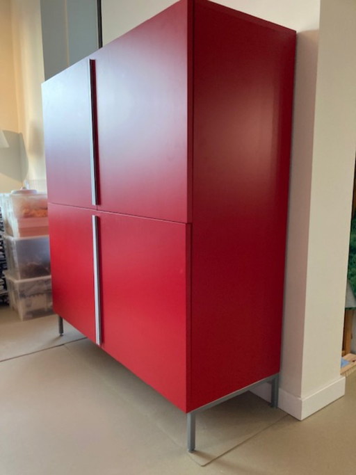 Pastoe Kwadrant Kast – high boards, Metal, Wood (photo 2 of 5)