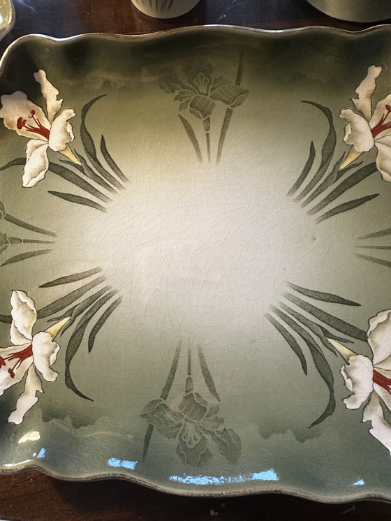 Image 1 of Nécessaire dit de Fumeur- Manufacture De Bruyn Faiencerie Fives Lille vers 1920