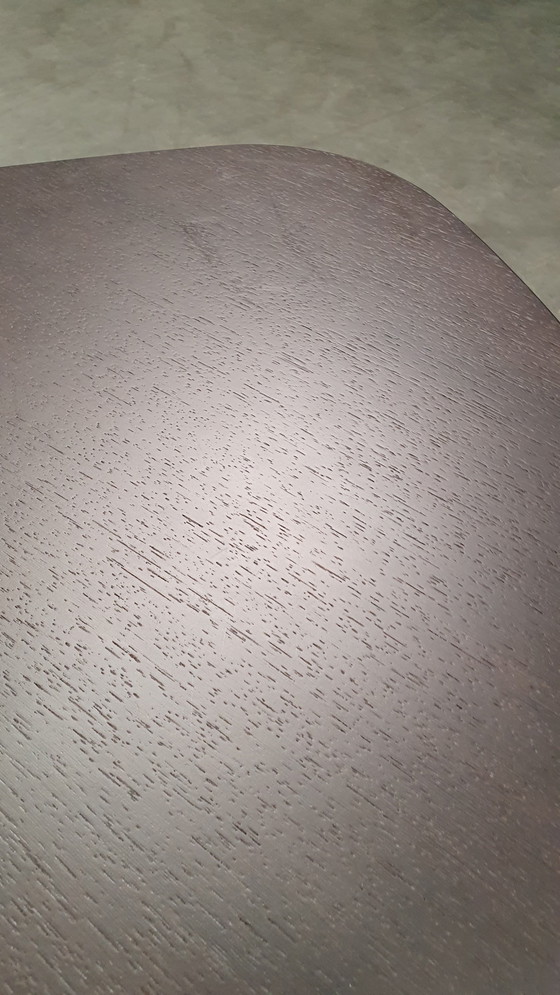 Image 1 of Kei BULO design coffee table organic, dark brown oak veneered