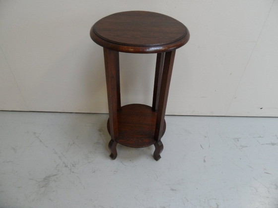 Image 1 of Art Deco ronde bijzet tafel