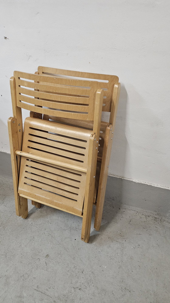 Image 1 of Set of 2 vintage IKEA folding chair folding chairs folding 1980s 1990s