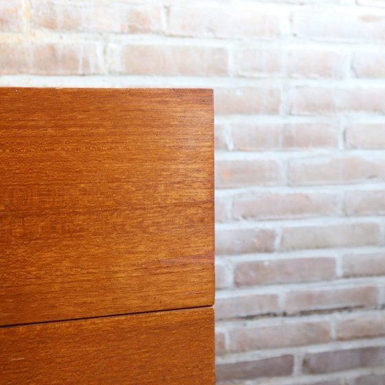 Image 1 of Vintage ladekast jaren 60 70 teak fineer