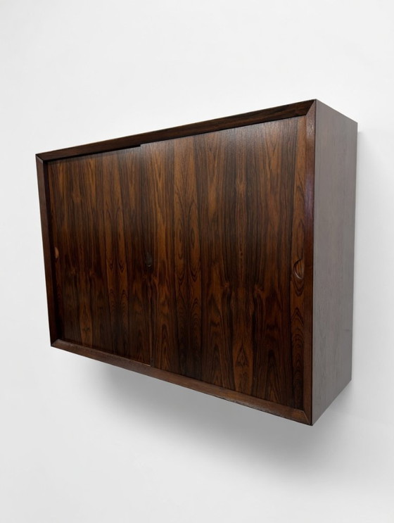 Image 1 of Rosenholz-Wandschrank von Poul Cadovius für CADO.
