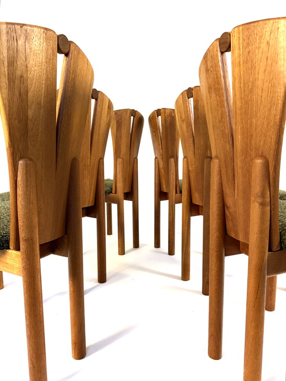 Image 1 of Satz von 6 restaurierten Esszimmerstühlen, Ansanger Møbler '70