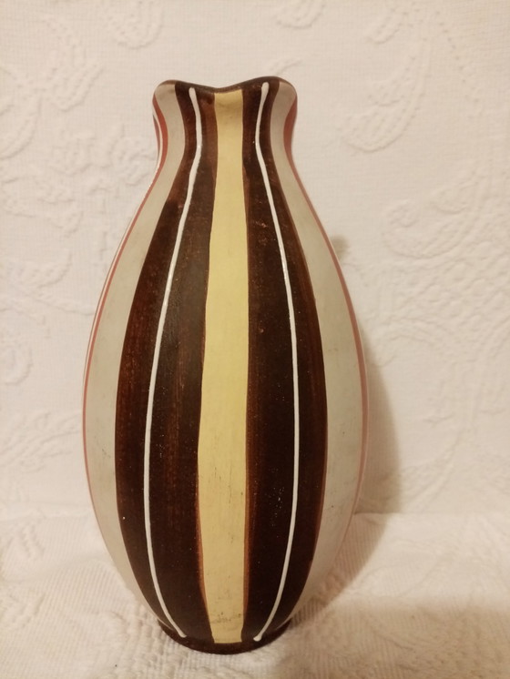 Image 1 of Jarra decorativa alemana de cerámica Eckhardt/Engler, década de 1950/60, 18,50 cm