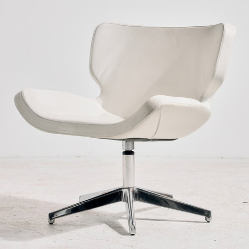 Sillón de cuero italiano MK11637 de Tonon