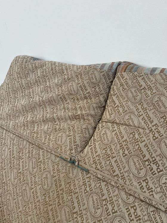 Image 1 of Poltrona Frau - Sofa - Wood, Fabric - Set of Two Sofas