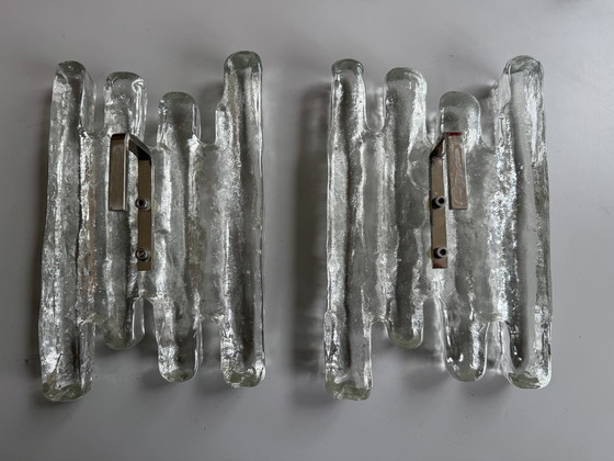 Image 1 of Coppia di lampade da parete Kalmar modello “ice”.