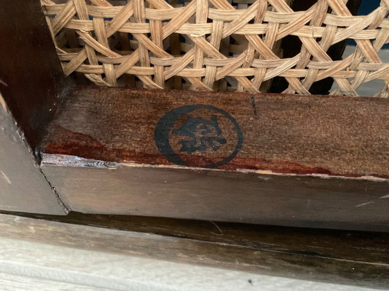 Image 1 of Silla antigua con sello del fabricante (ver foto).