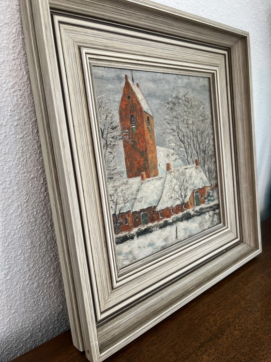 Oil painting by Cor Quax 1927 - 2008 – Paintings & Drawings, Wood (photo 3 of 6)