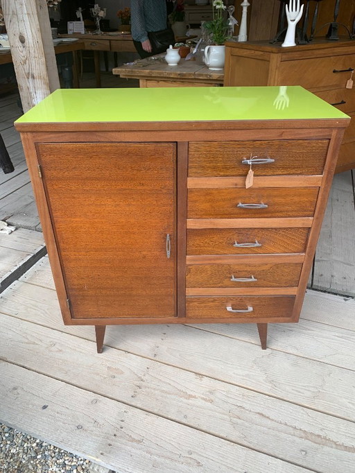Scandinavian-style vintage chest of drawers