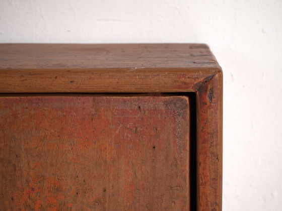 Mobile basso laccato antico in legno di olmo – Cina, circa 1900 – Credenze con vetrina, Iron (photo 37 of 40)