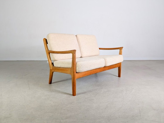 Image 1 of Zweisitzer Sofa Couch France & Søn Ole Wanscher Senator teak