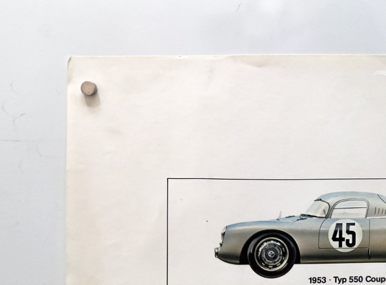 Image 1 of 🏁 Voitures de course Porsche 1953–1974 – 1974 – Affiche originale de Ken Rush | 102 × 76 cm | Allemagne