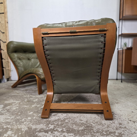 Image 1 of 2x Rybo Rykken Ry-Wing chair vintage 60s Scandinavian