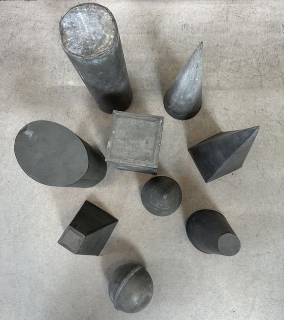 Image 1 of 9x Formas geométricas antiguas - zinc