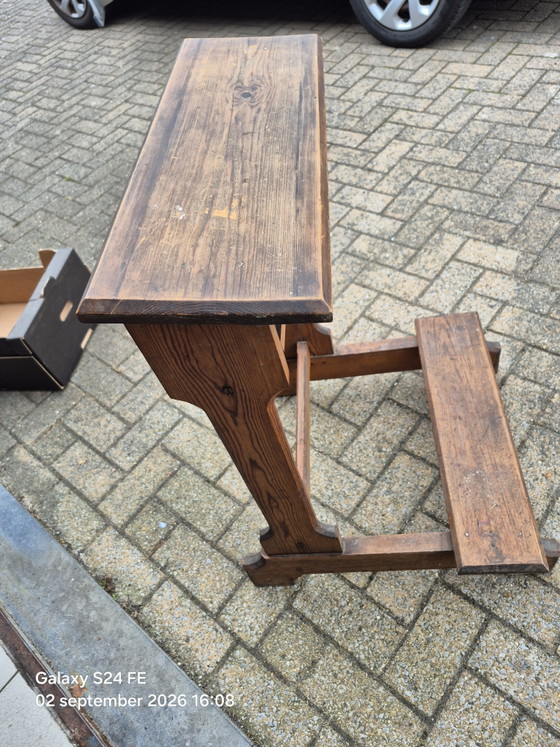 Antiek Kerkknie Stoel – Stoelen / fauteuils, Wood (photo 3 of 5)