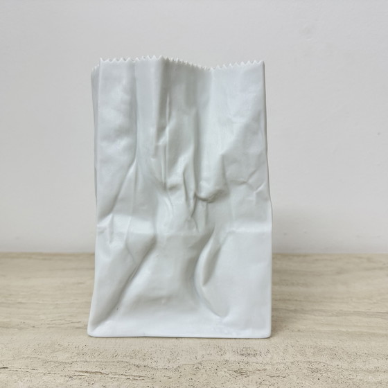 Image 1 of Rosenthal Paper Bag Vase by Tapio Wirkkala, 1970’s