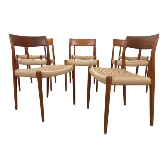 H.W. Klein, Bramin vintage Danish chairs 60's Mid Century – Chairs and lounge chairs, Scandinavian (photo 23 of 24)