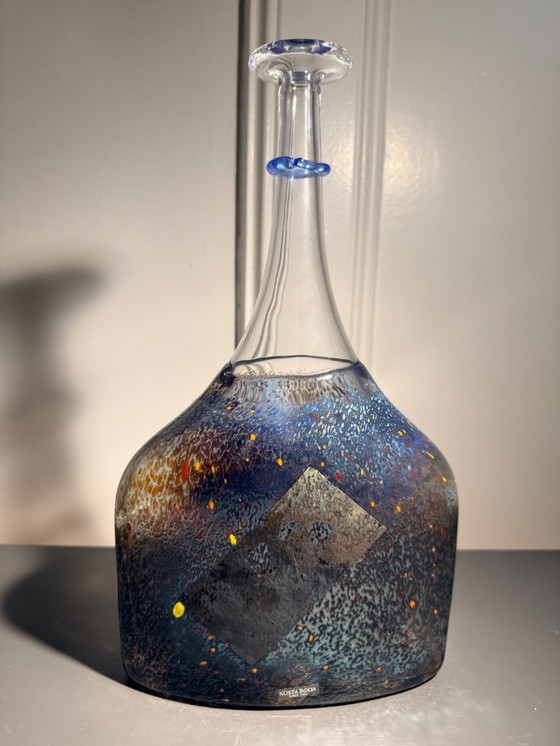 Image 1 of Jarrón "Satélite" Kosta Boda firmado por Bertil Vallien - Bronce oscuro grande (Modelo 89253)