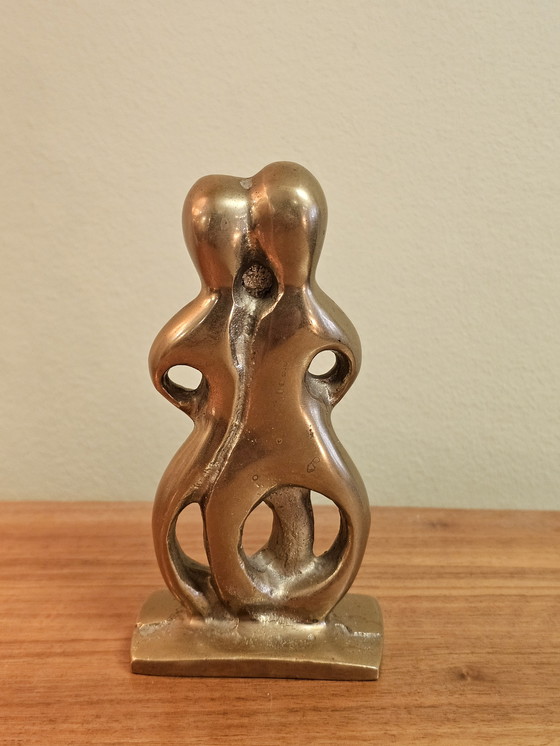 Image 1 of Coppia di cicladi in ottone massiccio vintage da uomo