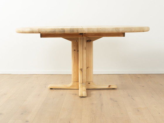 Image 1 of 80s Dining Table, Solid Bleached Pine