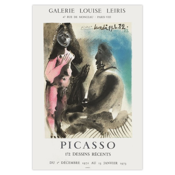 Image 1 of Pablo PICASSO Expo – Galerie Louise Leiris Poster 1973