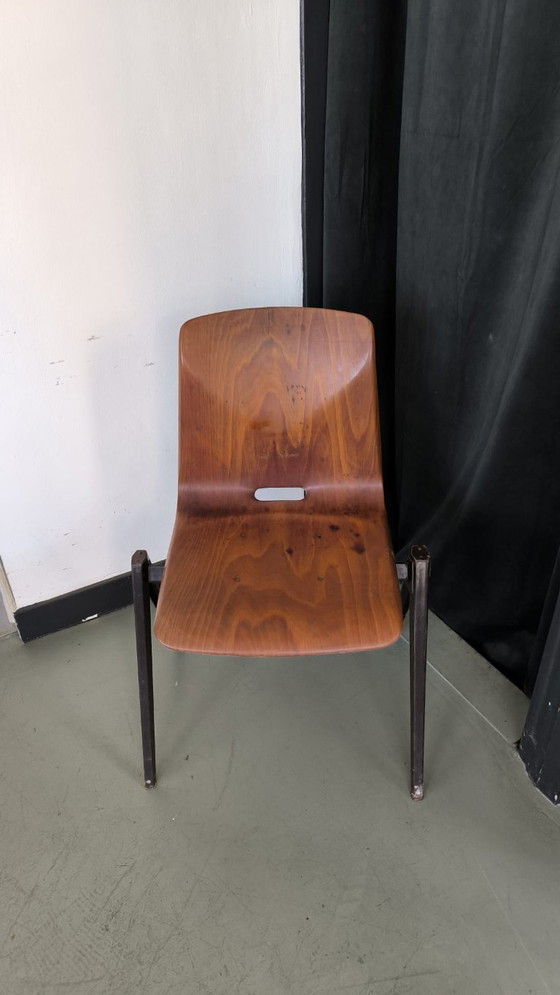 Image 1 of Ensemble de 5 chaises de salle à manger vintage Galvanitas S22 Pagholz