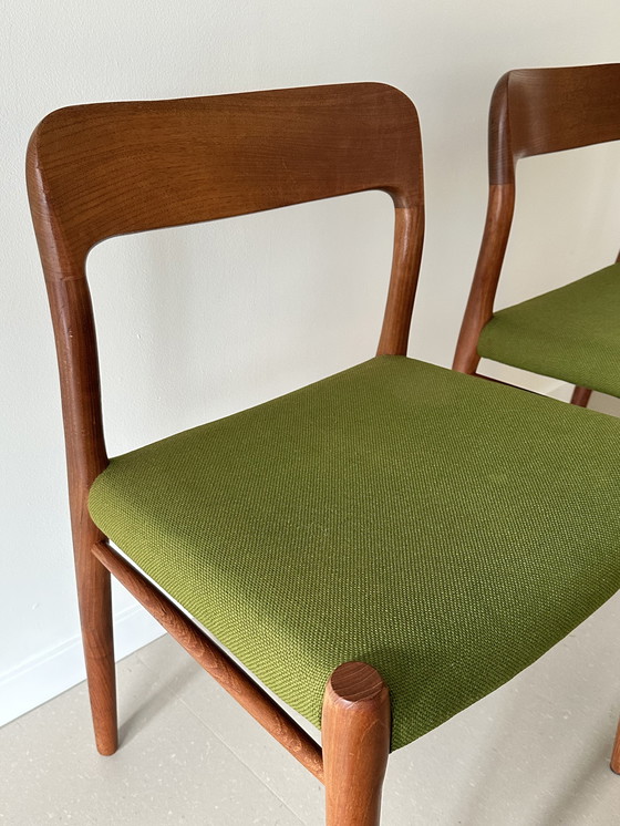 Image 1 of Komplettes 4er-Set Stühle von Niels Otto Möller