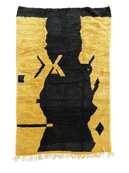 Marokkaans Boujad-tapijt 165 x 270 cm – Nieuw handgeweven wollen Berber-tapijt – Grafisch ontwerp