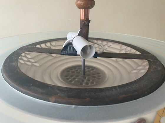 Image 1 of Hanging lamp Sliding lamp Ceiling lamp art deco 1930 Grapes French