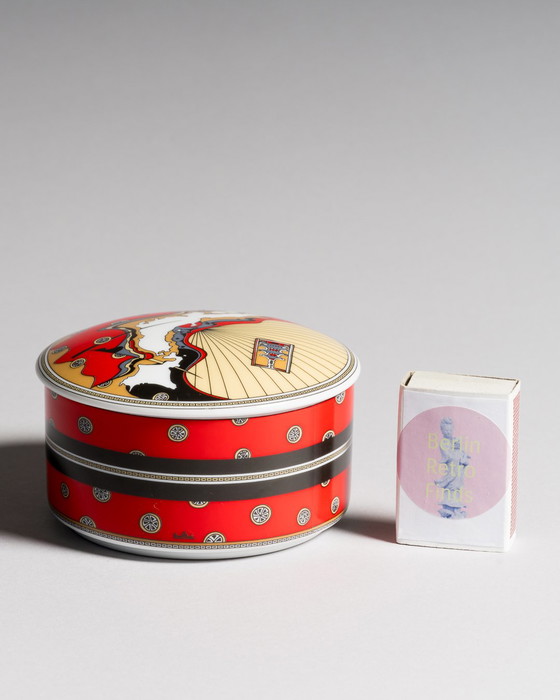 Image 1 of Rosenthal Porzellan Sammler-Deckeldose Nr.7 Ein Besuch in Japan Sammlerdose Reisen