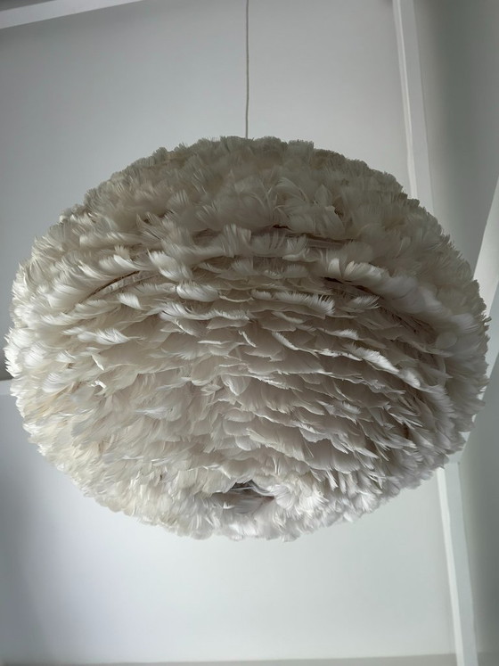 Image 1 of White feather pendant lamp