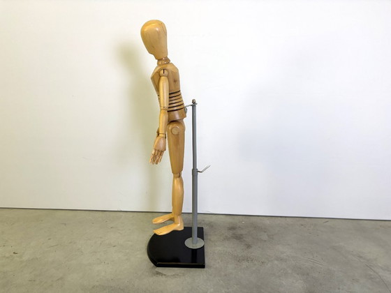 Figura articulada artística de tamaño infantil, años 80 – Esculturas, Metal, Madera (photo 5 of 15)
