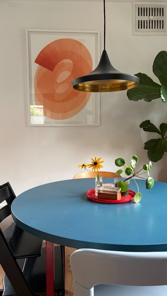 HAY Muller Van Severen Tavolo Rotondo - 105 cm – Tavoli da pranzo, MDF, rvs (photo 8 of 8)