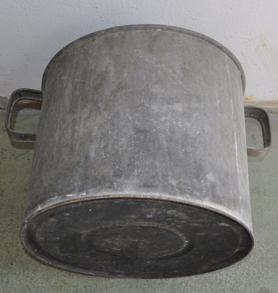 Cache-pots en zinc galvanisé, années 1950 – Cache pots, Vintage (photo 3 of 5)
