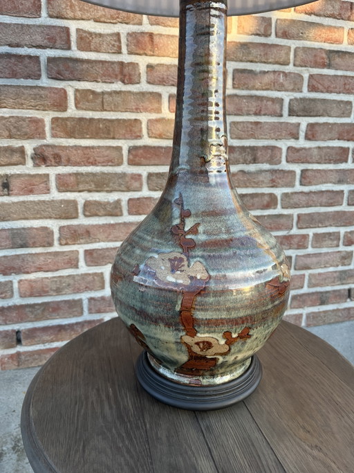Lámpara de jarrón de cerámica vintage con decoración japonesa – tafellampen, Ceramic (photo 2 of 10)