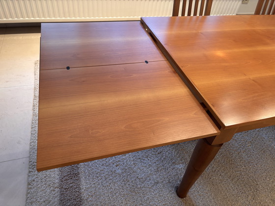 Image 1 of Table de salle à manger Molteni avec 8 chaises