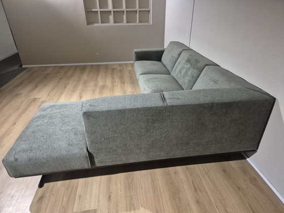 Image 1 of Montel Caesar - Corner sofa - NEW - Green - Gray - Fabric