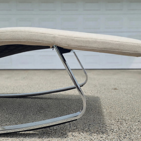 Chaise Longue Landscape B&B Italia, Metal, Textil, Crema, Modern (foto 10 de 14)